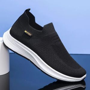 Men Running Shoes Walking Sport Sneakers Non-Slip Trendy Casual Shoes Kasut Lelaki