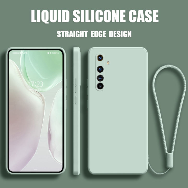 For OPPO Realme X50 Pro 5G Phone Case Square Original Liquid