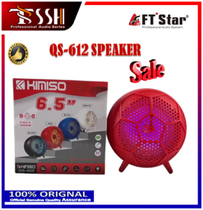 KIMISO QS-612 1000W 6.5 inches Wireless Bluetooth Speaker /USB/TF/LED Light