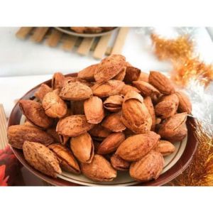 COD Kacang almond susu ukuran 1kg (panggang/Roasted/tinggal makan) renyah HALAL