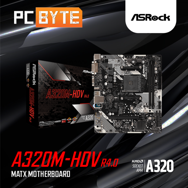 A320m Hdv A320 Slot Ram Asrock A320m Hdv A320 Hdv R4 ASRock A320M