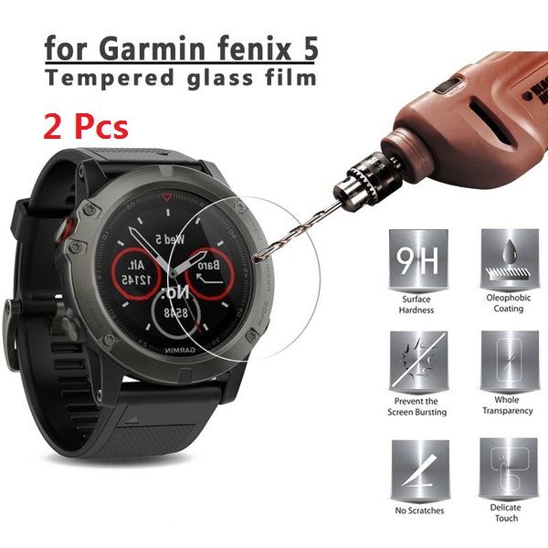 SONGFUL 2 Pcs For Garmin Fenix 5 5S 9H Premium HD Tempered Glass Screen Protector Film Lazada