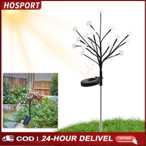 2Pack Decorative Solar Lights Solar Cherry Blossom Lights Outdoor Lawn Lights