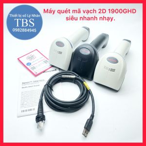 Máy quét có dây 2D Honeywell 1900GHD quét mã 2D 1D siêu nhạy máy quét Honeywell 1900GHD kết nối máy tính (Hàng đã qua sử dụng)