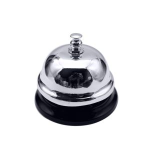 MMLUCK School Restaurant Christmas Craft Anti-Rust Counter Reception Service Ring Desk Bell Ringer Call Ringing Bell