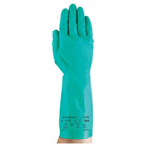 SUPER NITRILE GLOVES (SIZE 9)
