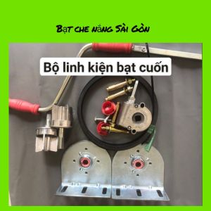 Combo phụ kiện bạt cuốn/bạt thả quay tay 9 món