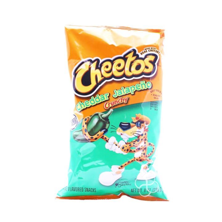 Cheetos Crunchy Cheese Flavored Snacks Jalapeno