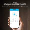 BARU TaffHOME Smart Door Lock Pintu Rumah Fingerprint Password Bluetooth Card TTLock - A3F. 