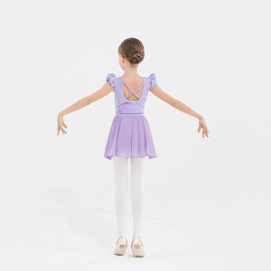 Váy Múa Ba Lê Dài Tay Cộc Tay KIDSBALLET Váy Múa Rời Lưng Dây Váy Múa Cho Bé Váy Múa Trẻ Em