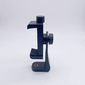 Rotation Tripod Mount Holder Universal 1/4 Screw Phone Clip 360 Degree Rotatable Phone Clamp Holder Broadcast Bracket for Tripod Monopod Horizontal and Vertical Selfie Stick Triangle Bracket Fixed 360° Rotating Clip