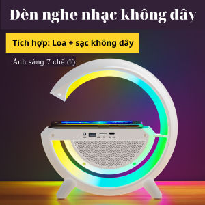Loa Bluetooth Chữ G Âm Thanh Hay - Đèn Led Xịn Loa Không Dây Thông Minh Tích Hợp Đèn Led Âm Thanh Chuẩn