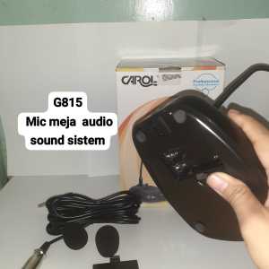 G815 ORIGINAL  MIC MEJA METING CONDENSER TABLE PODIUM  MICROPHONE PRO AUDIO SOUND SISTEM VOCAL MIC P