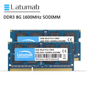Latumab DDR3 RAM 8GB 1600MHzหน่วยความจำแล็ปท็อปPC3-12800หน่วยความจำSODIMM 204Pin 1.5V RAM DDR3โมดูลหน่วยความจำ