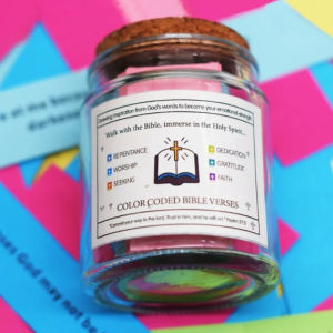 Colorful Bible Verses Jar Color Coded Different Moods Scripture Cards Scripture Jar Christmas Gifts Emotions And Feelings