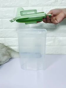 Food Container Dispenser Bekas Makanan Kucing Cat Food Storage
