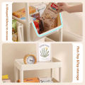 IKEA 2-5 Layers Storage Rack With Wheels Movable Book Shelf Rack Household Kitchen Shelf Rack. 