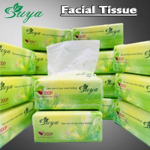 1pack (8pcs) SUYA Organic green tea Facial Tissue Paper towel