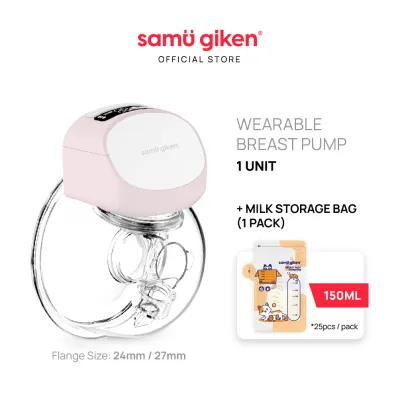 Samu Giken Pam Susu Tanpa Tangan | Wearable/Hands free Breast Pump Model: BPS10+(PK)