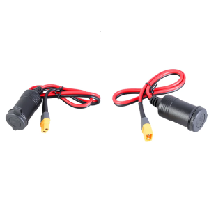 14AWG XT60 Female/Male Connector to Car Charging Adapter Female Adapter Car Charging Cable to XT60 Connector Extension Cable