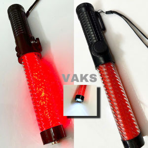 Đèn led nhấp nháy có còi cầm tay màu xanh đỏ dài 30cm A300R