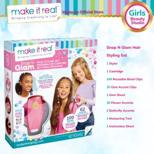 Make It Real Snap N Glam Hair Styling Set (1760) Hair Accessories Fashion for Girls