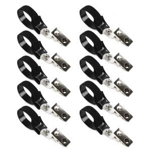 10pcs Industrial Strengths Pipe Clamps Universals Exhaust Clamps for Secure Sealing on Automotive Exhaust