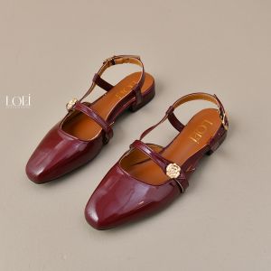 LOEI Soyun Flatshoes Wanita kekinian Korean Style 7932