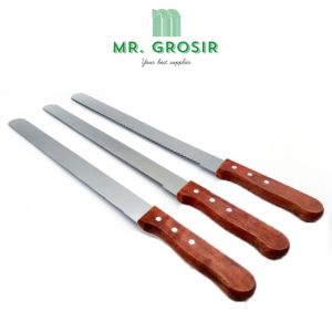 10 Inch Stainless Steel Bread Cake Cutter Knife Pisau Kuih Roti 10