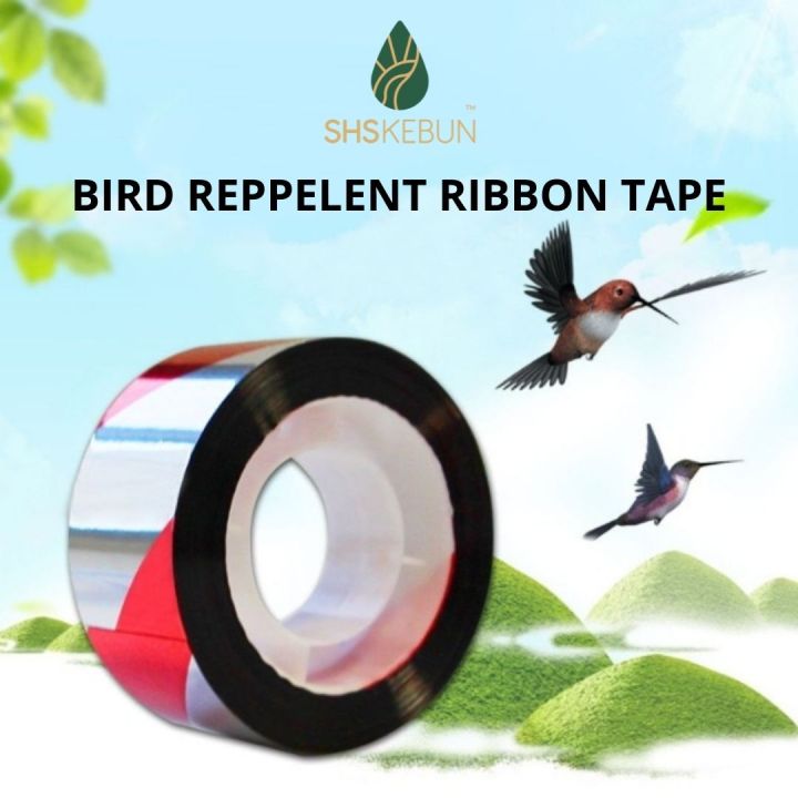 Bird Scare Tape 2.4 cm Audible Repellent 50M Pigeons Repellent Ribbon