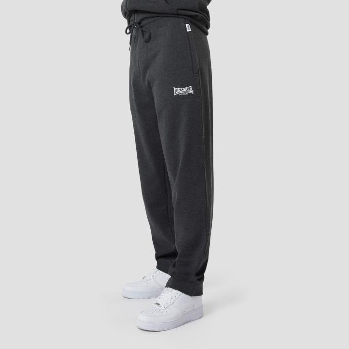 Lonsdale Mens Heavyweight Jersey Jogging Pants (Charcoal Marl