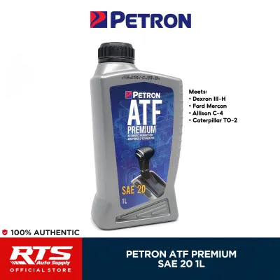 Petron ATF Premium Automatic Transmission Fluid Dexron III Ford Mercon Allison C-4 Caterpillar TO-2 (1 Liter)