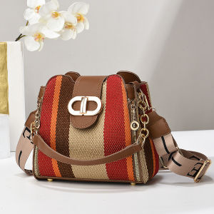 SKM Womens Sling Bag Stripe Design Beg Silang CS317