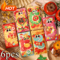 【🔥hot】Polocat 6PCS Chinese New Year Lucky Red Envelope Symbol of Snake Year 2025 Money Pocket Envelope Zodiac Snake Pocket New Year Supplies(In stock). 