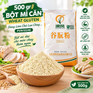 🌾 500 gr Bột Mì Căn Wheat Gluten GU RUAN FEN Dùng Làm Chả Lụa Chay Mì Căn...PVN10248