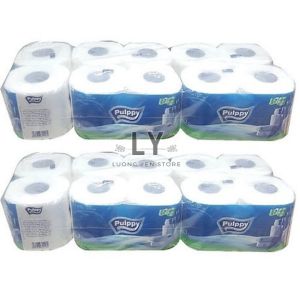 Lốc 10 cuộn giấy vệ sinh cao cấp Pupply 2 lớp