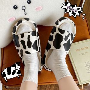 MOVES MALAYSIA- Cow Zebra Bathroom Anti-slip Slipper Couple Living Room Indoor Men Women Slipar