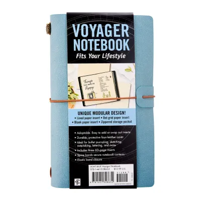 Peter Pauper Press Voyager Notebooks - Light Blue