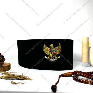 SONGKOK PECI BORDIR LOGO GARUDA tinggi Normal (9 cm) + Ada Dus Setiap Peci