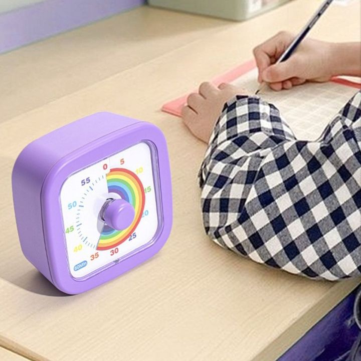 CUTE Siêu im lặng Hẹn giờ trực quan Tròn/vuông 60 phút Đồng hồ báo thức ...