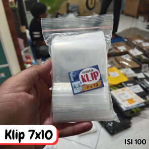 PLASTIK KLIP 7x10 ISI 100 / PLASTIK CTIK ISI 100 / PLASTIK SAOS PLASTIK OBAT KLIP