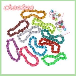 chaotuo 20Pcs 2022 Multicolor Pigeon Foot Ring With Word Earrings Durable Bird Ring