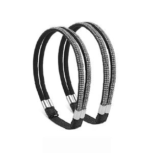 Tali Kasut Tidak Licin Tali Kasut Anti-Gelincir 1 Pairs Elastic Straps High Heel Anti-Loose Adjustable Shoes Bands Fixing Shoelace Crystal Tali Kasut Anti-Selip 防滑鞋带