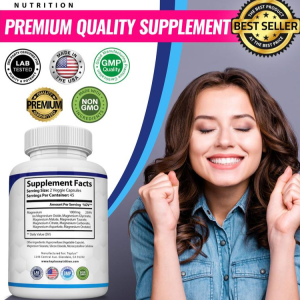 ✨90pcs Magnesium Glycinate Complex Capsules Promote Metabolism Improve Sleep Relieve Anxiety Nutritional Supplements