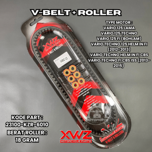 VANBELT V-BELT VBELT SET VARIO 125 TECHNO VARIO 125 FI LAMA KZR XWZ