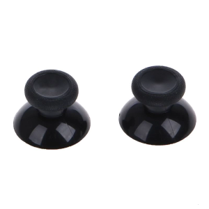 2Pcs/set 3D Analog Joystick Cap Thumb Stick Cover Thumbstick Replacement for XB One Controller Black