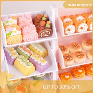 Madha 1 12 Dollhouse Mini Flower Rack Storage Shelf Model Dollhouse Simulation Furniture Decoration Micro Scene Construction Props