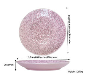 Nordic Ceramic Plate Ceramic Tableware Pinggan Dessert Plate Dinner Plate Breakfast Plate Western Plate