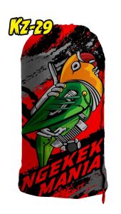 Kerodong Lovebird Motif ROBOT&NGEKEK MANIA