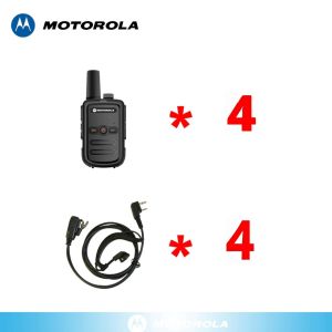 [Free headset] Motorola C51 Walkie Talkies Mini long range UHF Handheld Two way radio set 1-10KM 5W IP54 Waterproof